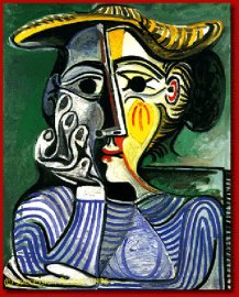 cubism-Hand-Painted-Canvas-Oil-painting-Woman-with-yellow-hat-Jacqueline-Pablo-Picasso
